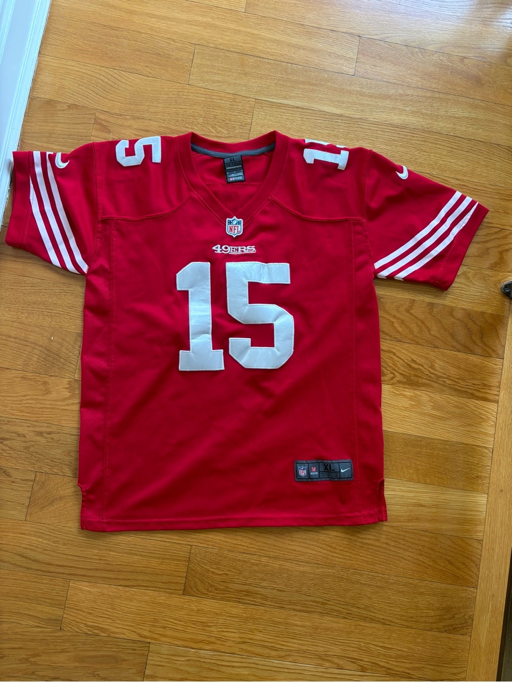 Nike Kids Red San Francisco 49ers #15 Football Jersey